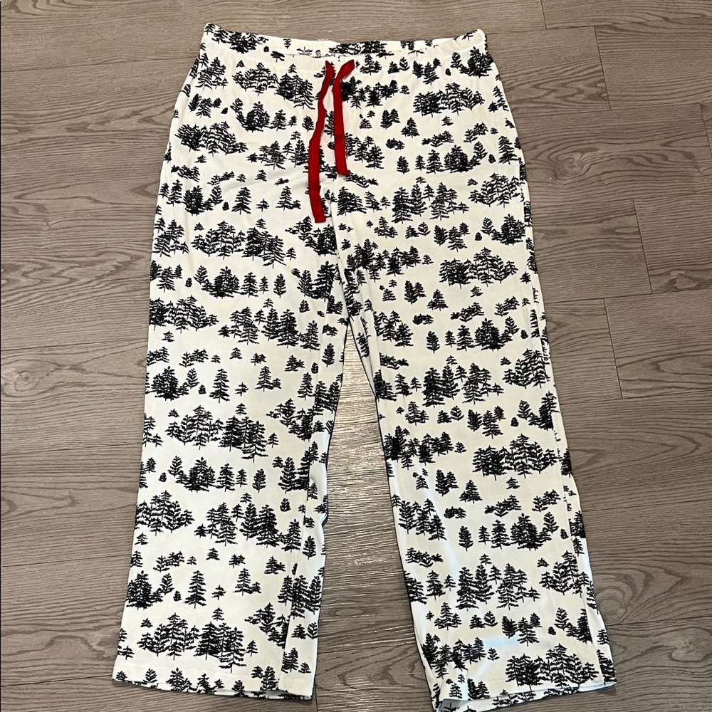 Stars Above Black and White Pajama Pants